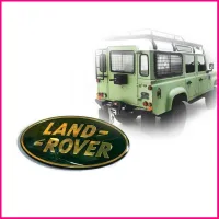 ถูกและดีมีที่นี้ LOGO Land Rover วงรีสีทองขนาด 4.3x8.6 cm สิ้นค้าดีมีคุณภาพ * **ส่งเร้วทันใจ**