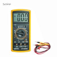 ดิจิตอลมัลติมิเตอร์ Digital Multimeter มัลติมิเตอร์  เครื่องมือ เครื่องมือตรวจสอบ มัลติมิเตอร์ดิจิตอล เครื่องวัดแรงดันและกระแสไฟฟ้าโวลท์ แอมป์ AC DC มิเตอร์ โอห์ม ไดโอด ไตรโอด ทรานซิสเตอร์ คาปาซิเตอร์  จอแสดงผลดิจิตอล LCD จอใหญ่