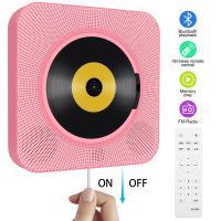 Portable CD Player Bluetooth Speaker Stereo CD Players Wall Mountable CD Music Player with IR Remote Control FM Radio