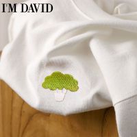 I M DAVID embroidery T-shirt boys summer the new 2023 young students short-sleeved cotton leisure joker tide