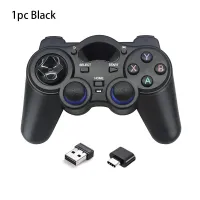 เกมแพดไร้สายจอยเกมสำหรับพีซีแล็ปท็อป2.4G จอยสติ๊ก USB สำหรับ PS3แอนดรอยด์กล่องทีวีแท็บเล็ตราสเบอร์รี่ Pi คอนโทรลเลอร์ LSB3882