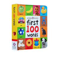 English original first 100 words enlightenment cognition 100 word series hardcover paperboard Book Elementary Introduction 100 words first cognitive perception childrens English Enlightenment picture book 1-3 years old