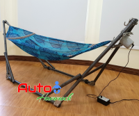 Auto Hammock เปลไกวเด็กอ่อนแบบเปลไกวอัตโนมัติขนาดเล็ก (สีฟ้า)