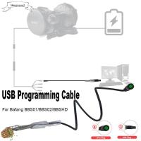 ศูนย์ขับจักรยานไฟฟ้าสกู๊ตเตอร์ MEIQIUCOU2สำหรับ Bafang สายลงโปรแกรม USB อุปกรณ์เสริมมอเตอร์กลางสายไฟที่ตั้งโปรแกรมไว้สำหรับจักรยานไฟฟ้า