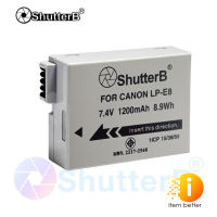 แบตเตอรี่ยี่ห้อ Shutter B กล้อง Canon LP-E8