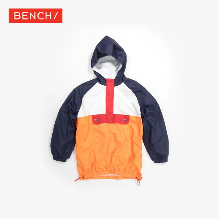 windbreaker jacket bench