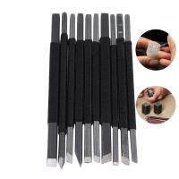 10Pcs Steel Hand Set Stone Carving Knife Artist Blade Woodworkers Tools