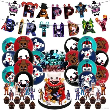 FNAF Five Nights at Freddy's Cupcake Toppers Rings Party Favors