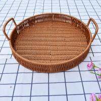 Loviver Rustic Storage Tray ถาดเสิร์ฟพร้อมที่จับสำหรับห้องครัว