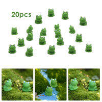 [2021ใหม่] 20Pcs เรซิ่น Mini กบสีเขียวกบ Miniature Figurines นางฟ้าสวนขนาดเล็กภาพวิวมอส DIY Terrarium เครื่องประดับงานฝีมืออุปกรณ์เสริมสำหรับ Home DéCor