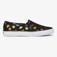 Keds รุ่น Double Decker Canvas Wave รองเท้าผ้าใบ ผู้หญิง สี BLACK MULTI - WF64034