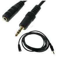 สาย 3.5mm Male to Female 1.5M Audio extension Cable AUX Cord Lead for headphone