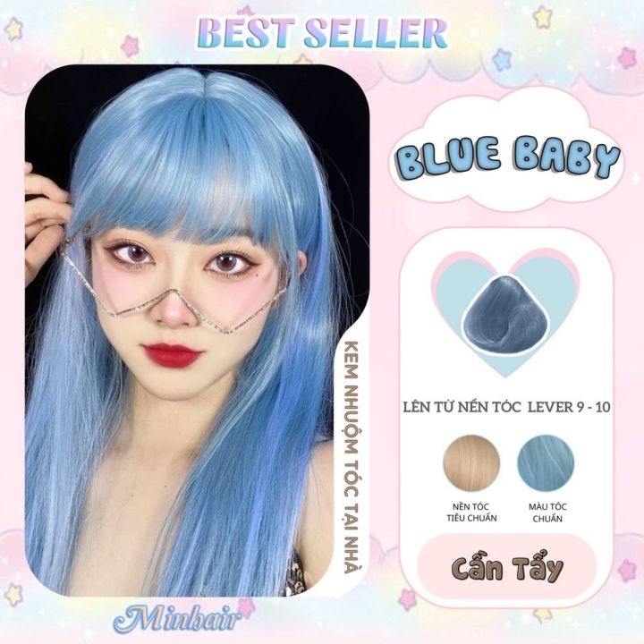 Màu xanh baby blue là một màu sắc tươi sáng và rất nữ tính. Nếu bạn muốn thử đổi mới với tóc nhuộm, hãy cùng xem hình về tóc màu xanh baby blue để được trải nghiệm sự khác biệt của kiểu tóc này so với những màu sắc truyền thống.