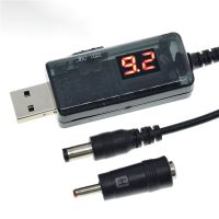 USB Boost Converter DC 5V to 9V 12V USB Step-up Converter Cable   3.5x1.35mm Connecter For Power Supply/Charger/Power Converter Cables Converters