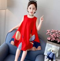 GanGdun Sleeveless skirt summer girl dress older children clothes