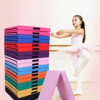 3 Folding Non Slip Yoga Mat Gymnastics Mat Fitness Exercise Gym Oxford   Panel Tumbling Climbing Pilates Pad Air Track