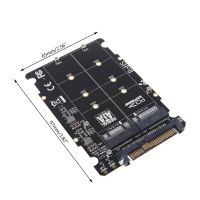 2 in 1 M.2 NVMe SATA-Bus NGFF SSD to PCI-e U.2 SFF-8639 Adapter PCIe M2