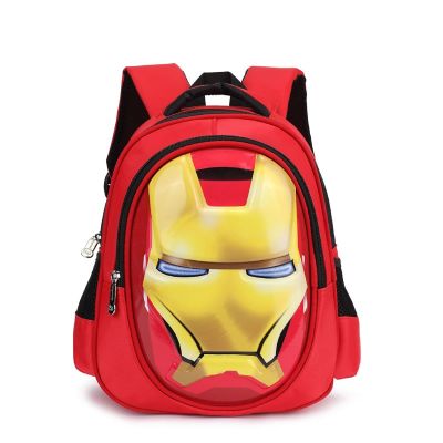 3D iron Man Student bag Boy Girl Schoolbag Teenagers High-capacity Cartoon backpack Child waterproof Travel Backpack