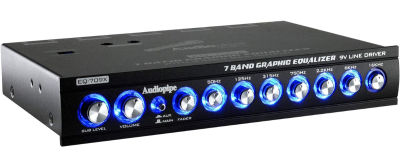 Audiopipe EQ-709X 7-Band Graphic In-Dash Equalizer