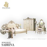 SABRINA BEDROOM SET ชุดห้องนอนหลุยส์ Cloud Champange Callection รุ่น ซาบริน่า