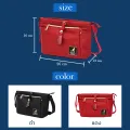 KANGOL Bag กระเป๋าสะพายข้าง ขนาดกระทัดรัด สีดำ,แดง. 
