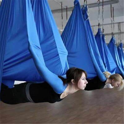 1 meters Customized Length Aerial Yoga Hammock Fabric Fly Swing Bed Anti-Gravity Trapeze Inversion Aerial Traction touch Device