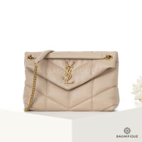 YSL LOU LOU SMALL BEIGE LAMB GHW