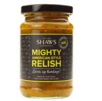 ?Hot Sale? (x1) Shaws Mighty American Style Relish 300g