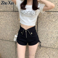 Zhu Xia เสื้อโค้ทเรียบง่ายของผู้หญิง เสื้อกล้ามซีทรูผู้หญิง เสื้อลายทางผู้หญิง เดรสผู้หญิง