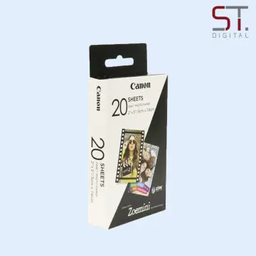Canon Zink Photo Paper for Smartphone Printers, Round Stickers, 20 Sheets