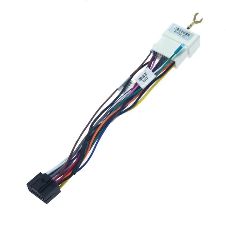 1pc-car-stereo-radio-16pin-adaptor-wiring-harness-for-mitsubishi-lancer-ex-asx-power-calbe-wire-head-unit-harness