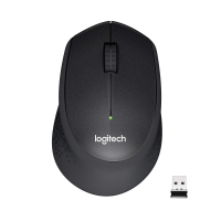 Logitech M330เงียบบวกกับเมาส์ไร้สาย2.4GHz พร้อมตัวรับสัญญาณนาโน USB ติดตาม DPI ออปติคอล1000อายุการใช้งานแบตเตอรี่2ปีใช้งานได้กับพีซี Mac แล็ปท็อป Chromebook