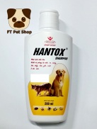 Sản phẩm Hantox Shampoo 200ml Vàng Sữa tắm diệt và phòng bọ chét, ve, mòng
