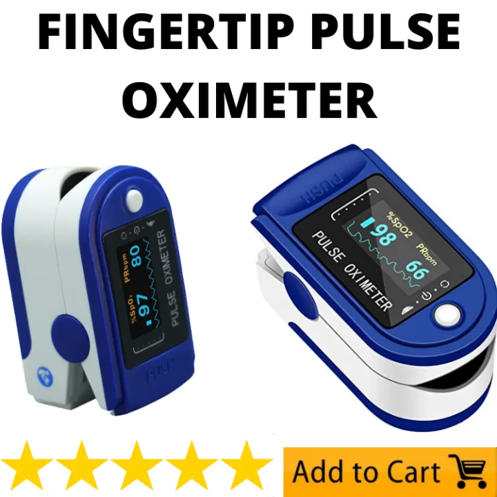 Fingertip Finger Pulse Oximeter Blood Oxygen Saturation Health Led 