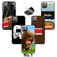 Casing หรับ iPhone 14 13 11 Pro Max 11 Mini 8+ 8 Plus G118 Domo-kun Cartoon Pattern Phone เคสโทรศัพท์ อ่อนนุ่ม TPU Shockproof Black ปก