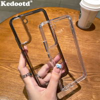 [Hot K] เคสใสมันวาว HD สำหรับ Samsung Galaxy S22 S21 S20แบบอัลตร้าพลัส FE A73 A53 A33 A13 A03 A72 A52 A32 A22ฝาปิดอะคริลิคแข็ง