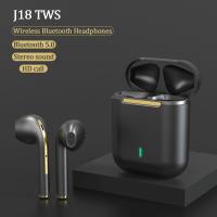 ZZOOI Original J18 TWS Wireless Fone Bluetooth Earphone HD Call Stereo Music Headset Gaming Noise Reduction Headphones for Smart Phone