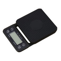 Portable Electronic Scale with Timer 3kg0.1g LCD Digital Kitchen Coffee Scales Weighing tool libra Precision Jewelry Scale