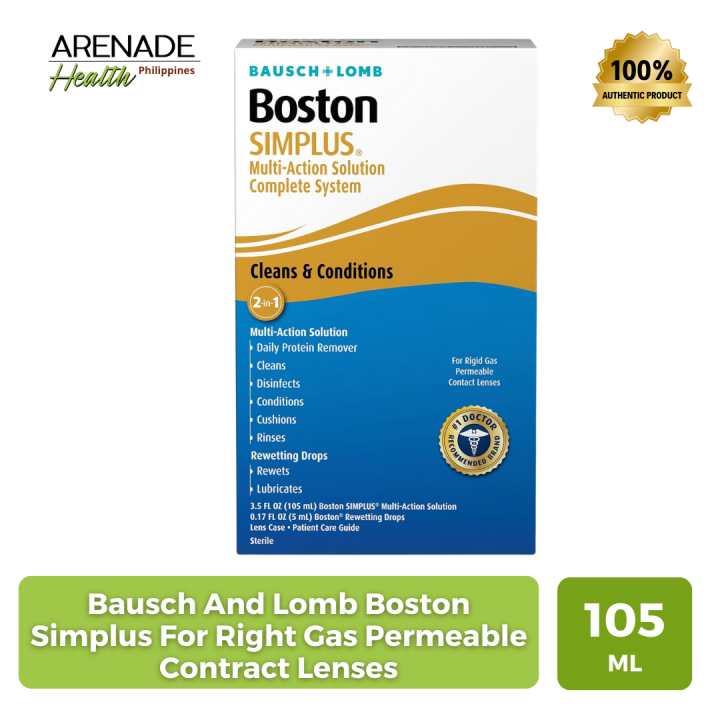 Bausch And Lomb Boston Simplus MultiAction Solution For Rigid Gas