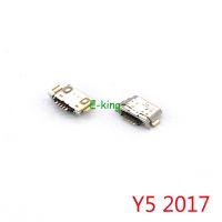 10-100PCS สําหรับ Huawei Y5 2017 ปลั๊ก USB ช่องเสียบขั้วต่อพอร์ตชาร์จ