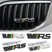 3D โลหะ VRS โลโก้ป้ายสัญลักษณ์รถสติกเกอร์กระจังหน้าสำหรับ Skoda VRS KAMIQ Octavia Fabia 2 3 S โลโก้ 2023 อุปกรณ์เสริม-huangjianping