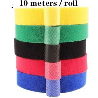 10 meters / roll  tape nylon cable ties width 1 cm cable management cable ties 4 colors to choose for DIY