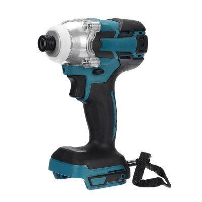 Brushless Electric Battery Drill Cordless Impact Wrench Screwdriver High-Torque Impact Driver LED Light with 18V