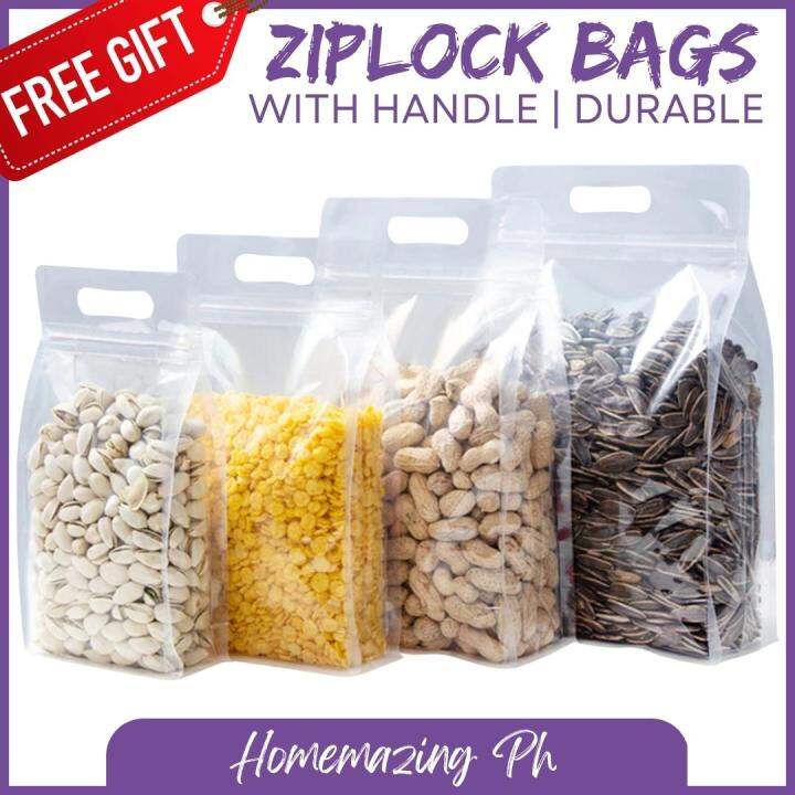 Homemazing Ph 1/10/20/50Pcs Transparent Plastic Food Packaging Ziplock