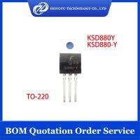 10 - 50 PCS/Banyak KSD880 KSD880Y KSD880-Y D880 TRANS NPN 60V 3A TO220-3 untuk-220 Berdasarkan Transistor Mew Saham