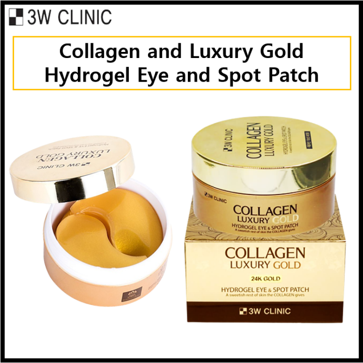 [3W CLINIC] Collagen & Luxury Gold Hydrogel Eye & Spot Patch 90g (60ea) Lazada PH