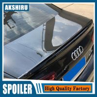 A6 C7 Modified S6 Style ABS Plastic Unpainted Rear Trunk Lip Spoiler for Audi A6 C7 2012 2013 2014 2015 2016 2017 2018