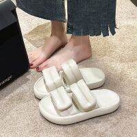 【July】 2023 New Slippers Womens Outerwear Internet Ins Explosive Exploding the Street High-value Flip-Flops Fashionable