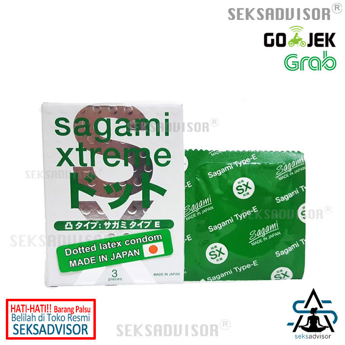 Kondom Sagami Xtreme Dotted Condom Gerigi Dott Bintil 3 Pcs Lazada Indonesia