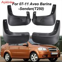 APKTNKA 4x Mud Flaps Splash Guards Fender Mudguards สำหรับ Chevrolet Aveo Daewoo Gentra Holden TK Pontiac G3 Mudflaps 2007 - 2011